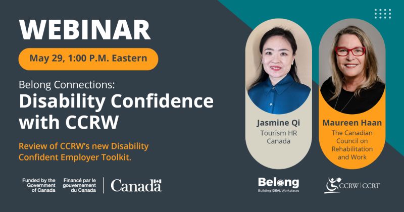 Belong Connections Webinar: Disability Confidence with CCRW