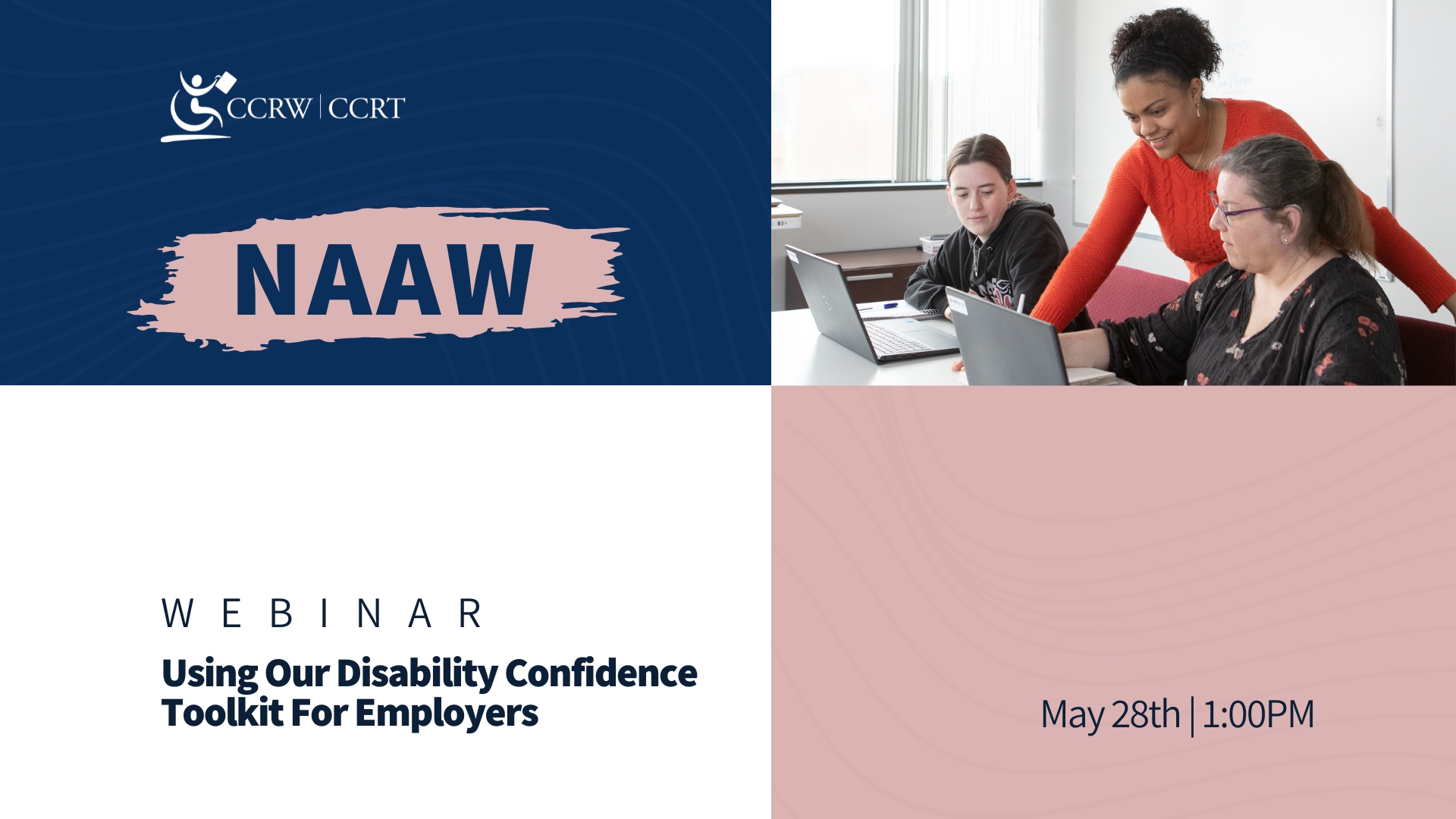 Webinaire de la NAAW : Utiliser notre boîte à outils pour la confiance des employeurs dans le domaine du handicap