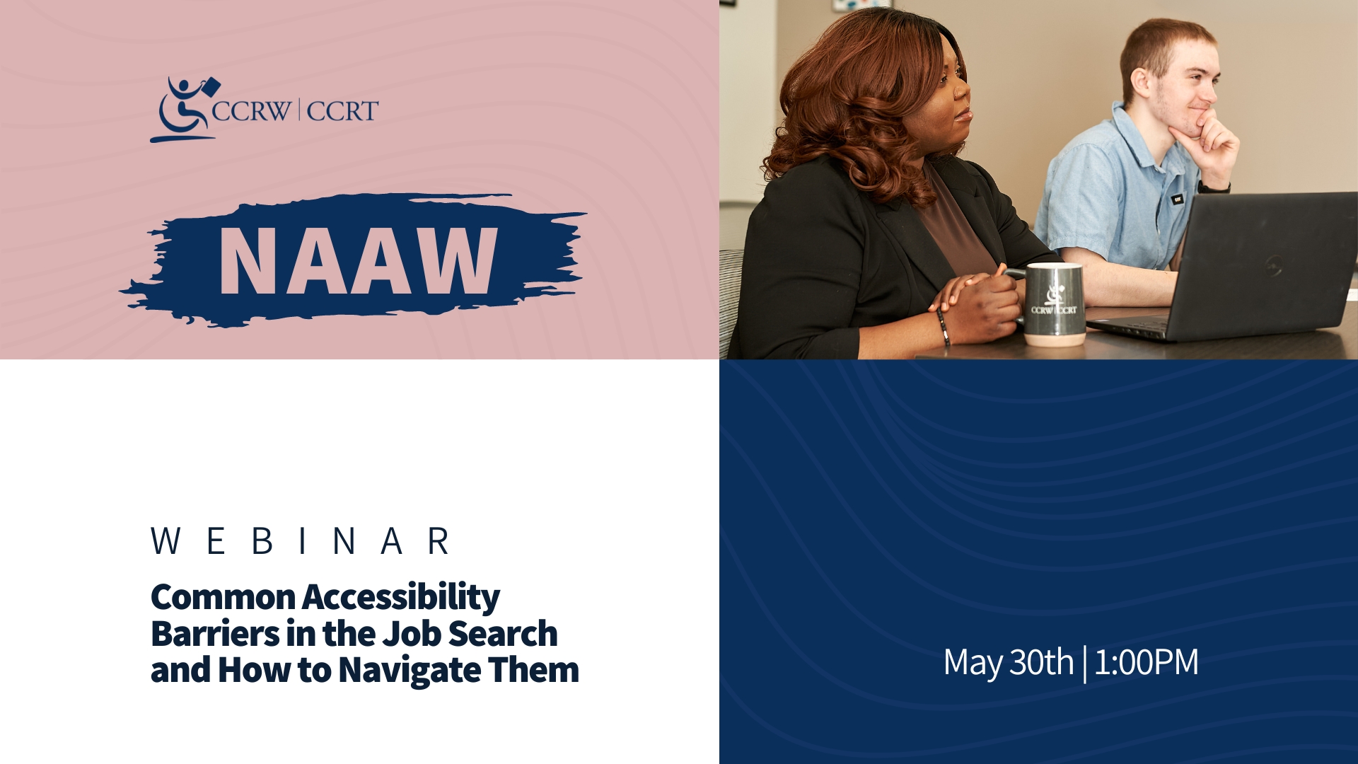 Webinaire de la NAAW : Les obstacles communs à l'accessibilité dans la recherche d'emploi et comment les surmonter