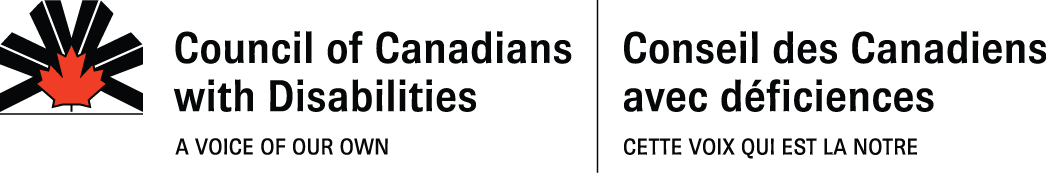 Logo du Conseil des Canadiens avec un handicap
